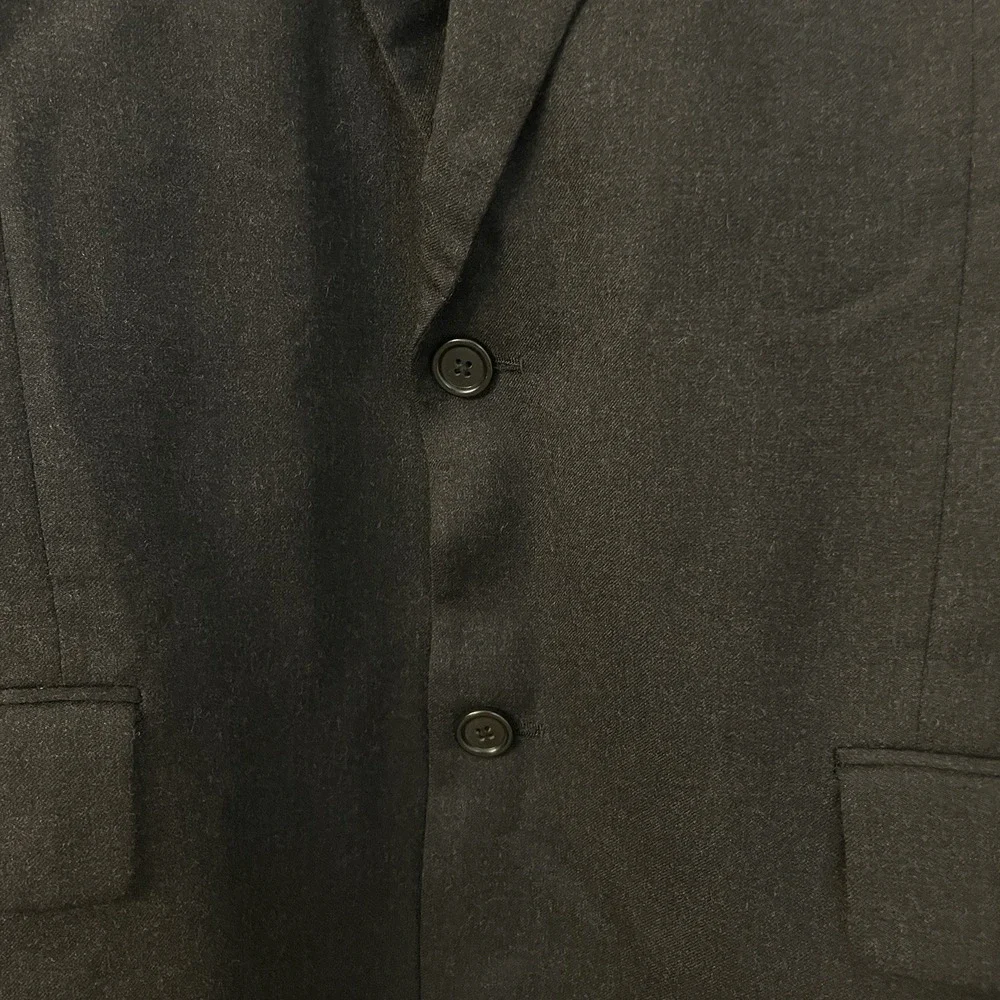 Joseph A Bank Wool Blazer 44L Black Business Professional‎ Sport Coat